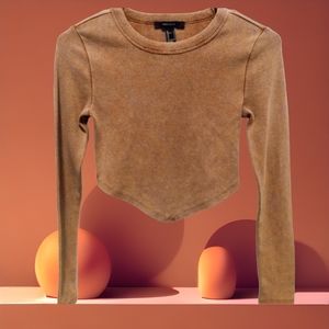 Forever 21 Long sleeve crop top small